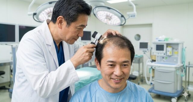 つむじ・頭頂部の植毛。広範囲の薄毛を隠すためのテクニック