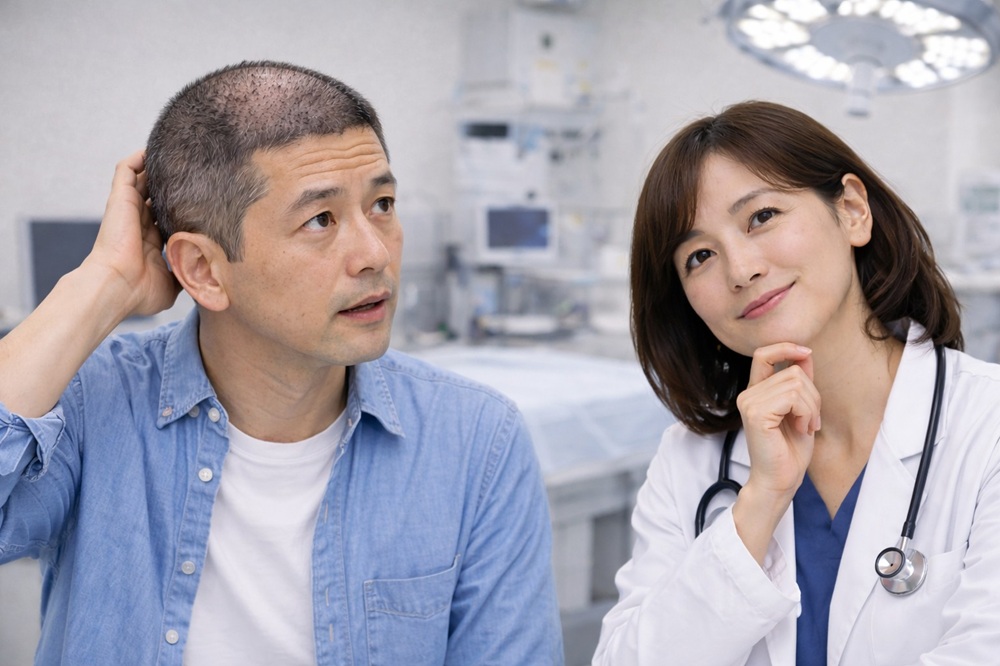 後頭部の毛がなくなったら、2回目はできないの？