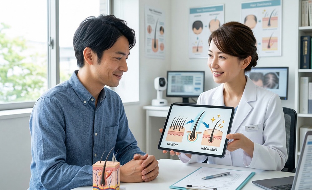 ドナー・ドミナンスの法則。なぜ後頭部の毛は一生生え続けるのか